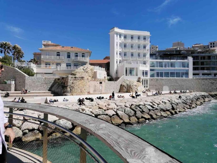 Magnifique Appartement T4, Plage Des Catalans Marselha Exterior foto