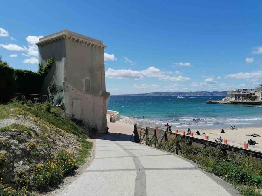 Magnifique Appartement T4, Plage Des Catalans Marselha Exterior foto