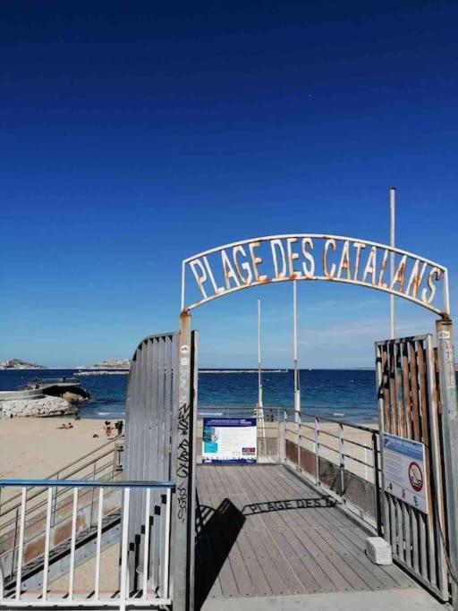 Magnifique Appartement T4, Plage Des Catalans Marselha Exterior foto